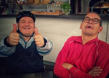 Luigi e Rinaldo che sorridono