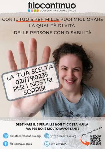 Con il tuo 5 per mille puoi migliorare la qualità di vita delle persone con disabilità