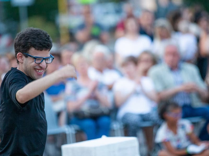 Momento di una rappresentazione teatrale