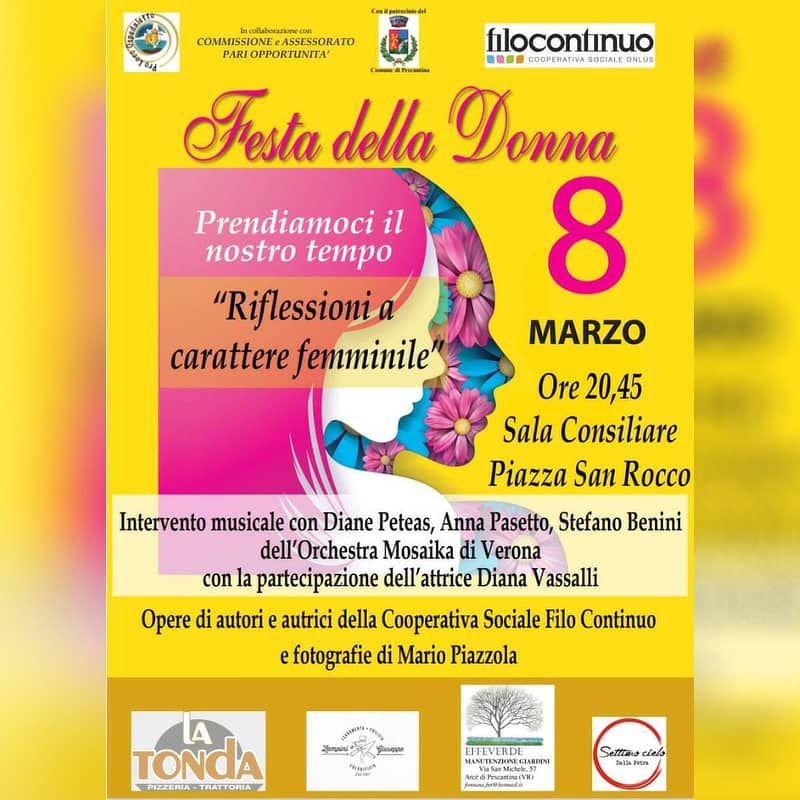 Festa della Donna, "Prendiamoci il nostro tempo: riflessioni a carattere femminile"