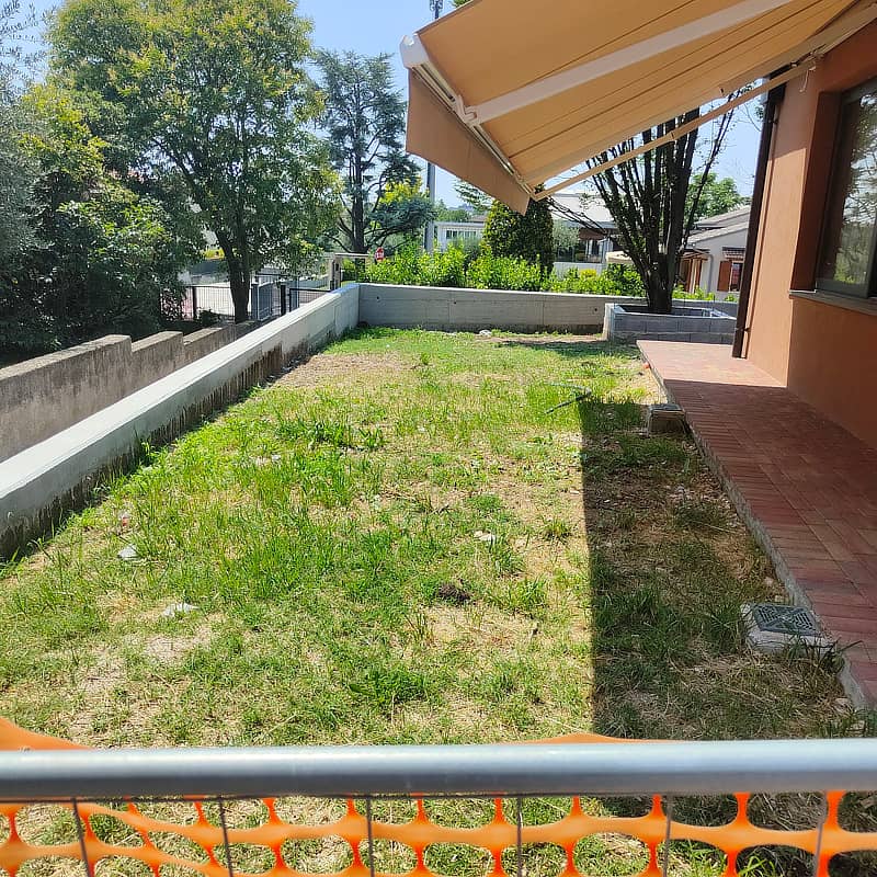 Una foto dello stato attuale dei lavori per la realizzazione del Giardino Inclusivo